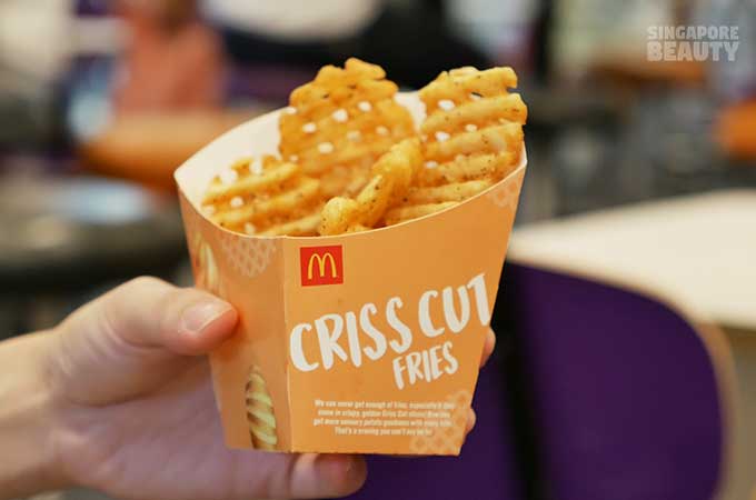 Criss cut fries