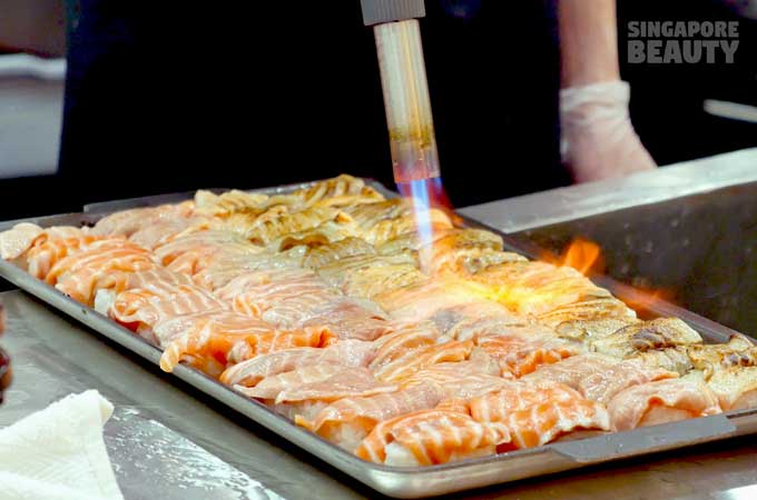sushi express torch salmon