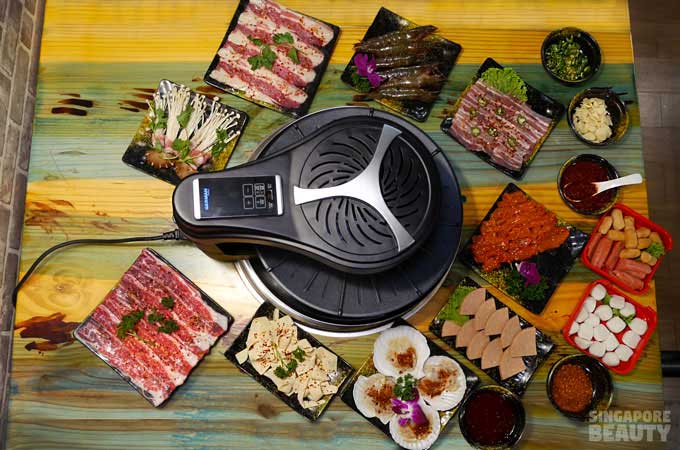 jiu-gong-ge-3d rotating BBQ