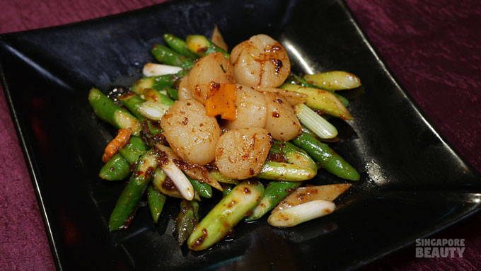 scallop asparagus