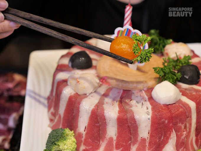 meat cake birthday