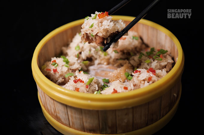 steamed pork ribs rice