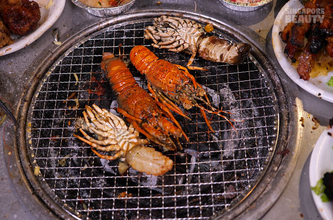 grilled lobster buffet