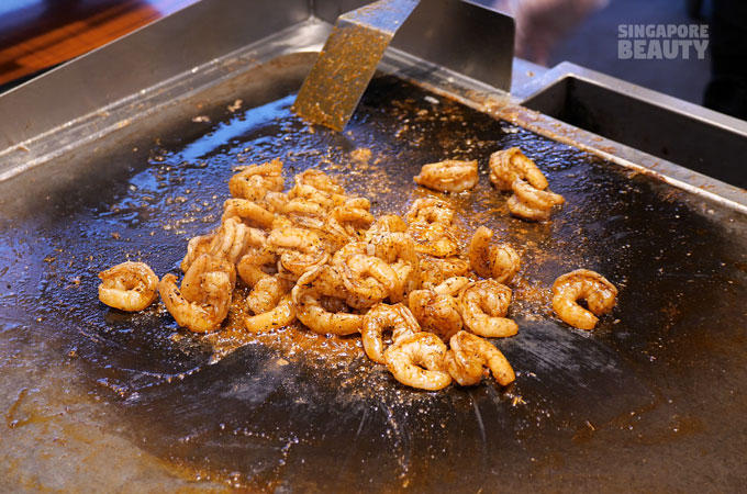 teppanyaki prawn