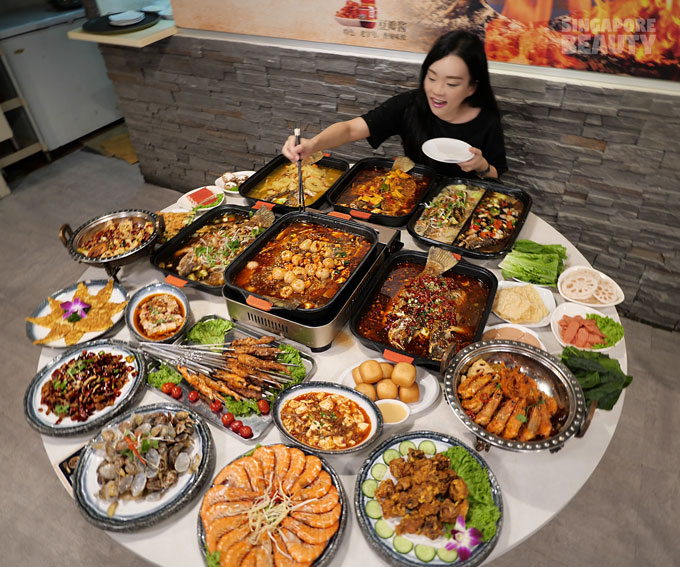 zi char grilled fish buffet