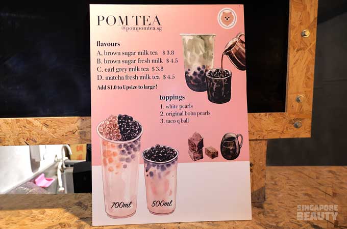 Pom tea bubble tea