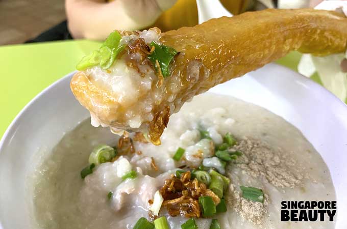 li fang congee with fritter