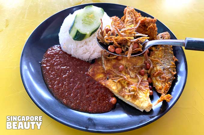 cheap nasi lemak kovan