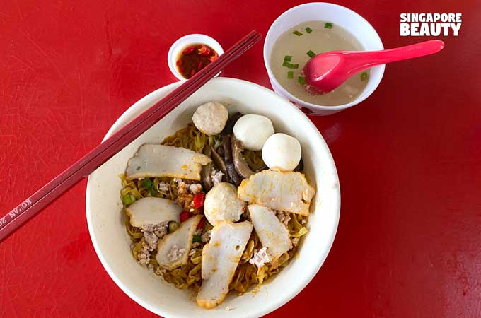 Chun Fu Fishball Minced Meat Noodle Laska