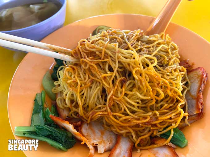 old school wanton mee