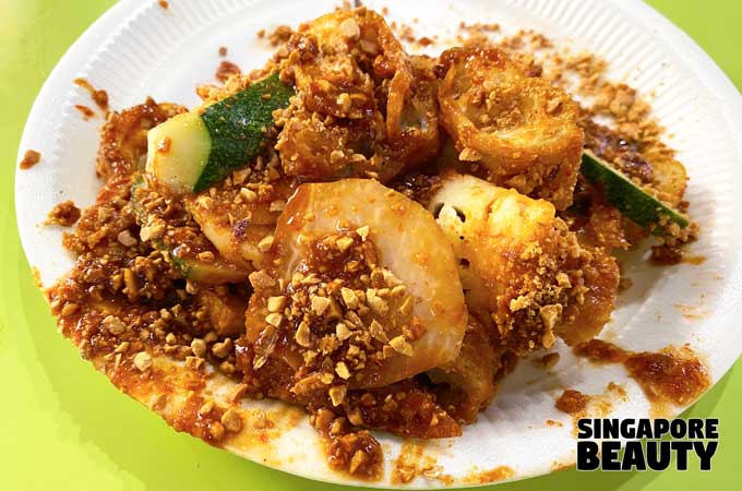 Albert Centre Hawker Food - singapore famous rojak