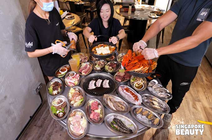 91 Korean BBQ Seafood Buffet With Snow Crab & Boston Lobster -  SingaporeBeauty