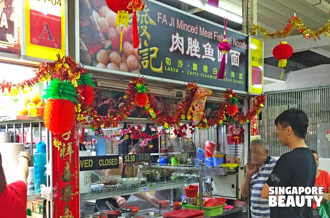 Fa Ji Minced Meat Fishball Noodle