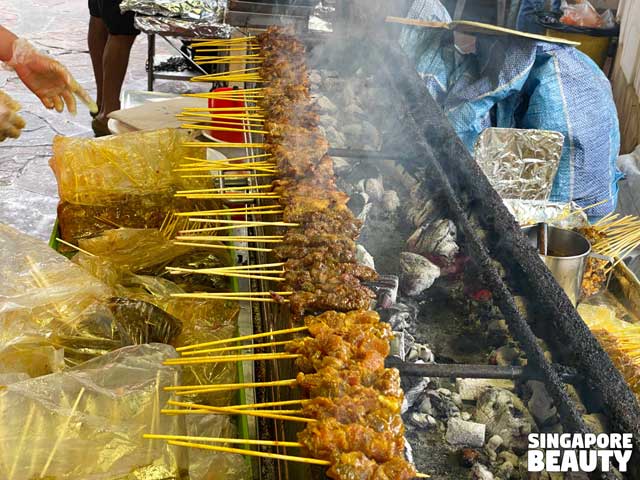 Haron satay & chicken wing