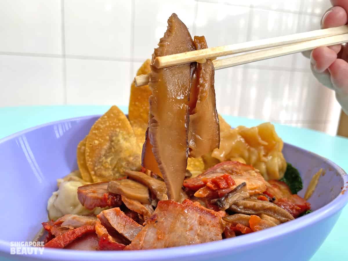 bak chor mee type mushroom