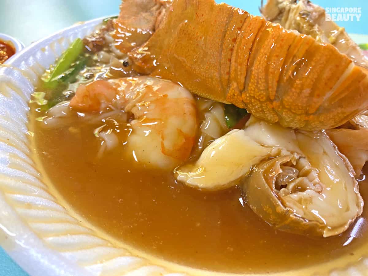 gravy with chicken seafood stock