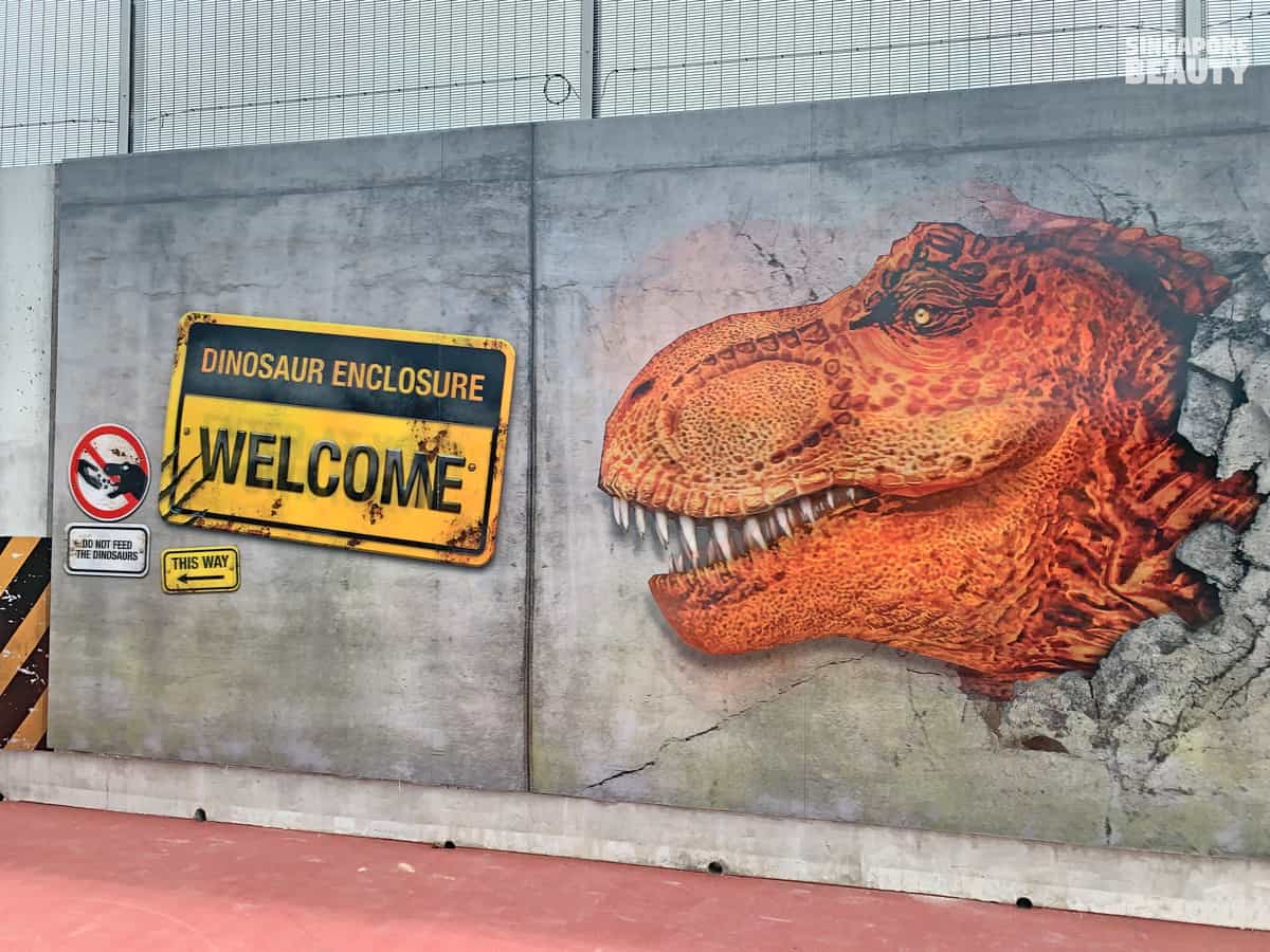 lastest tourist attraction singapore dinosaur park lenticular dinosaur