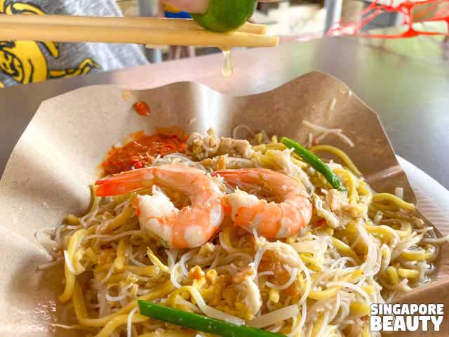 lime with hokkien mee