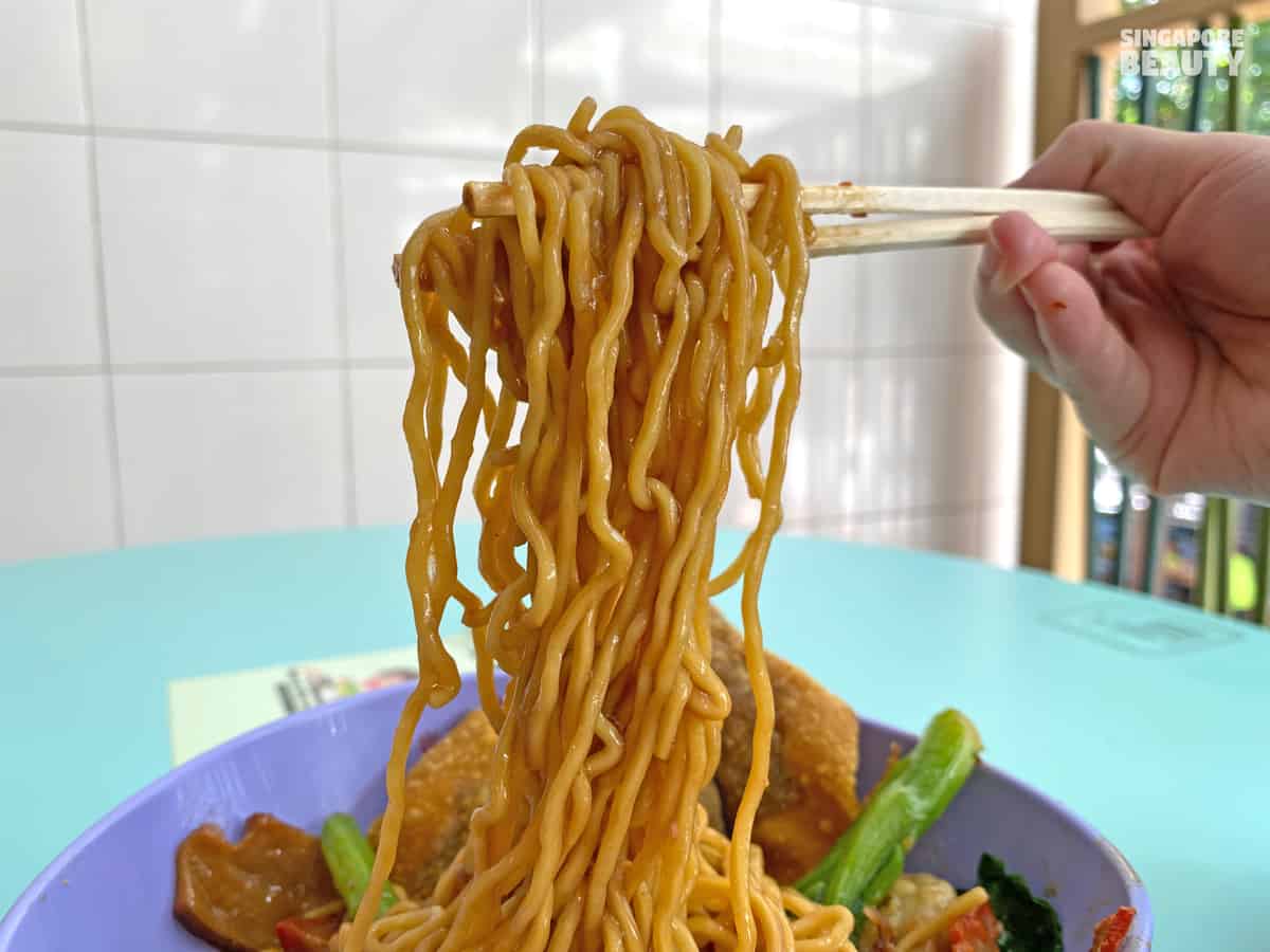 malaysia style wanton mee dark soy sauce