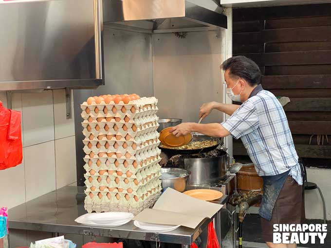 song kee fried oyster with Michelin Guide