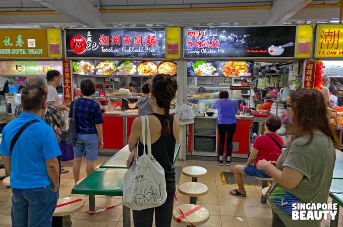 yam mee teochew fishball mee