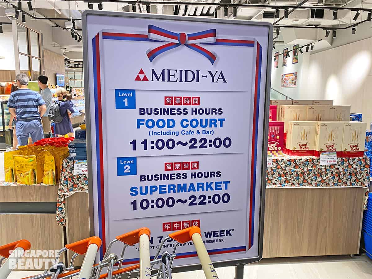 Meidi Ya opening hours