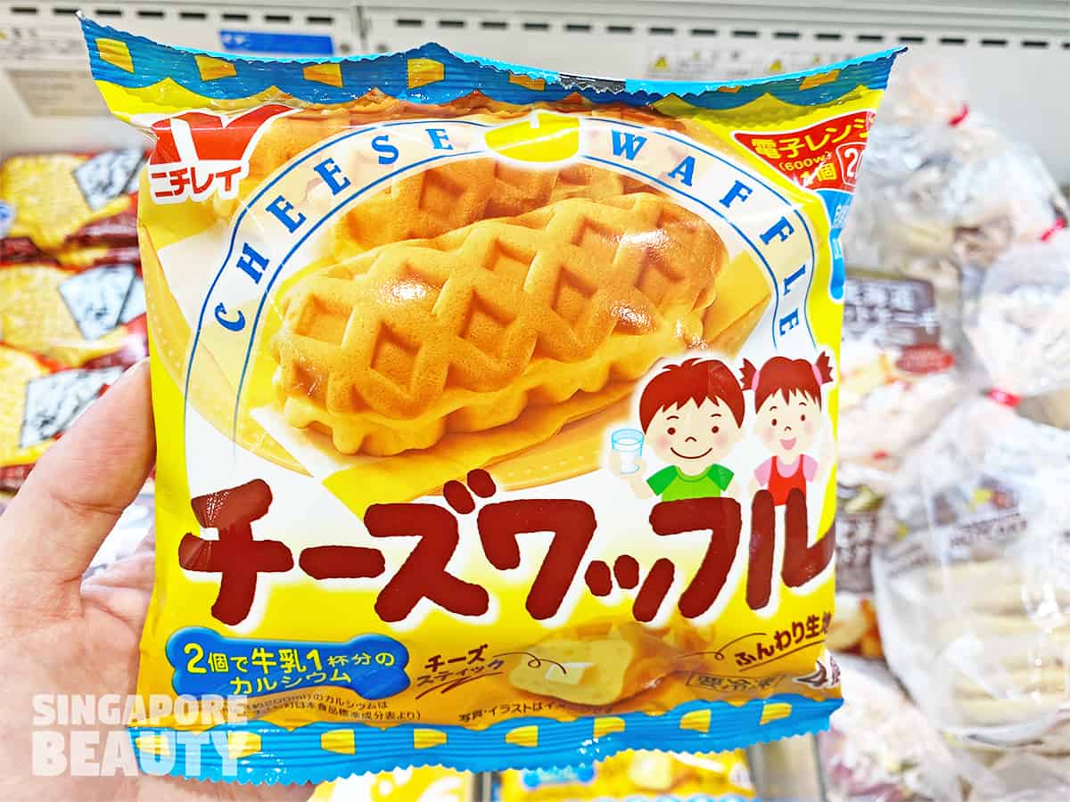 Nichirei cheese waffle