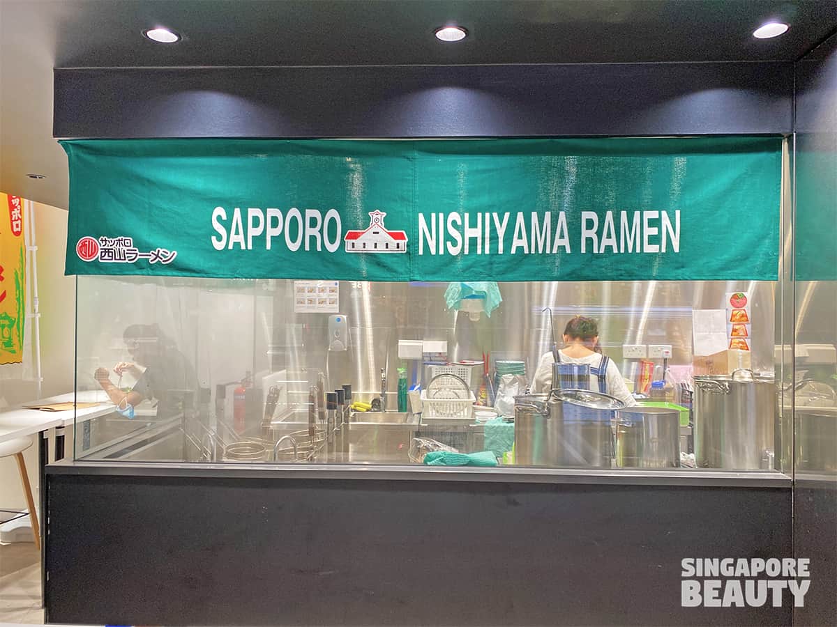 Sapporo Nishiyama ramen counter