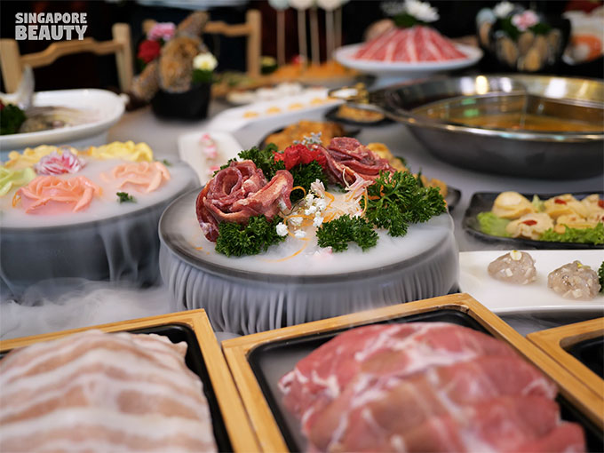 Yanxi gong steamboat rose beef tongue