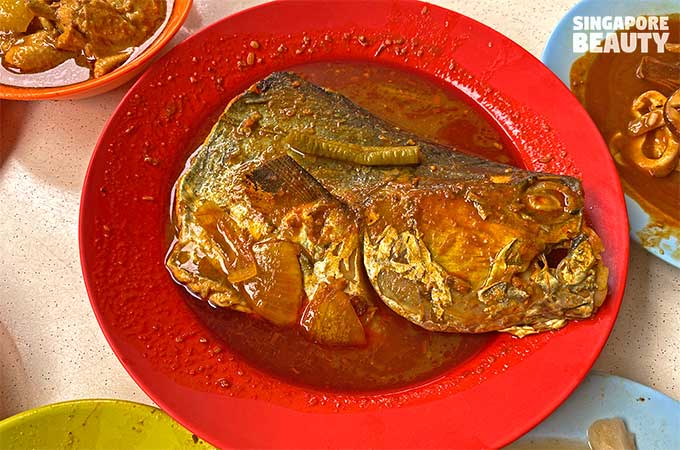 asam curry batang fish head