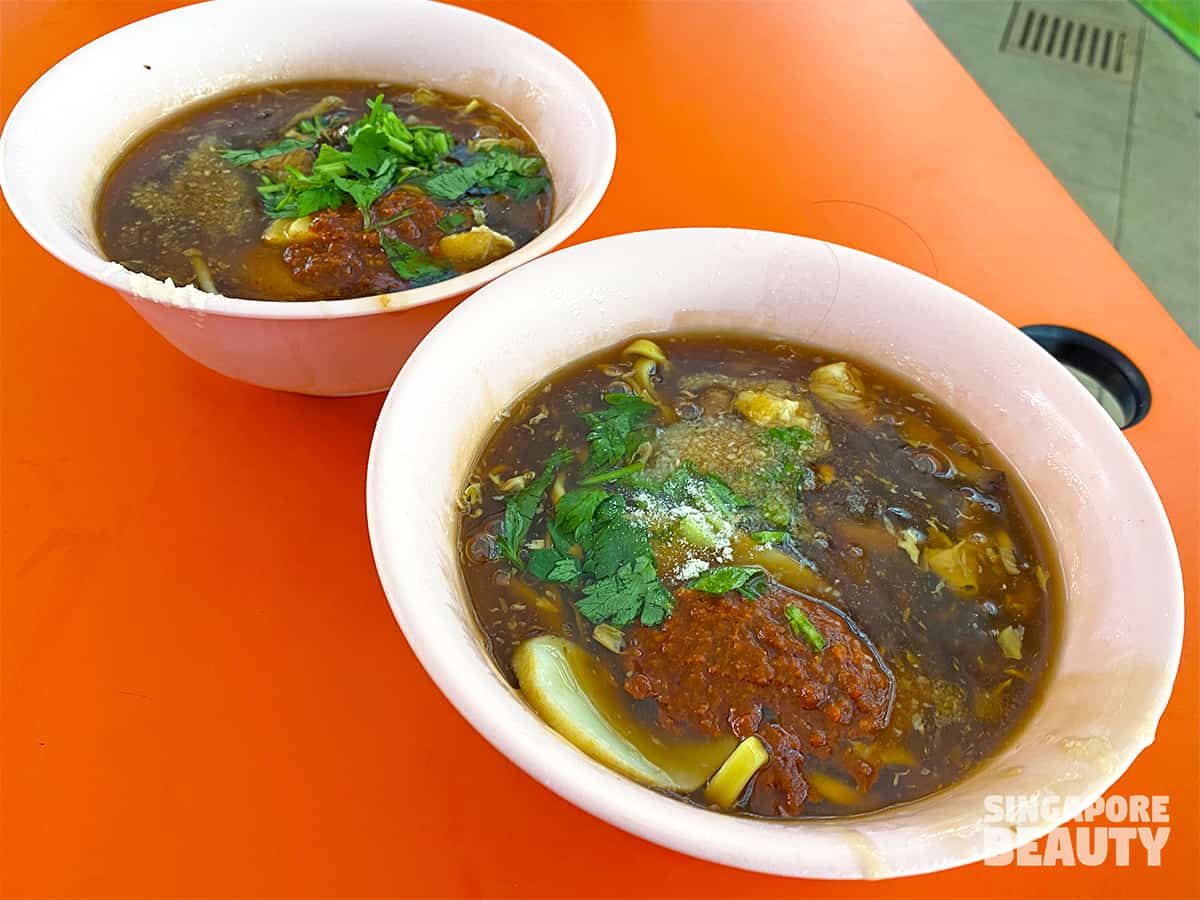 mei xiang prawn noodle lor mee review bedok interchange hawker centre