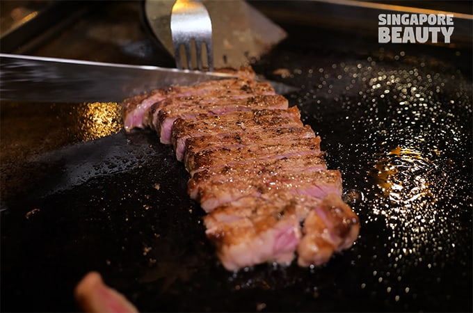 most delicious teppanyaki steak Japanese restaurant Singapore