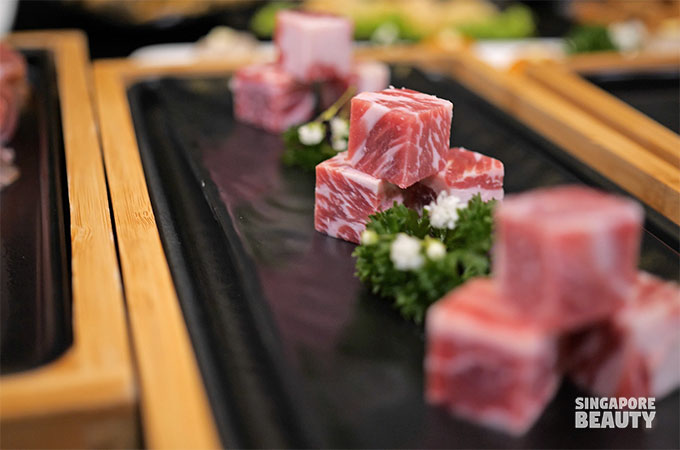 selected US wagyu cubes