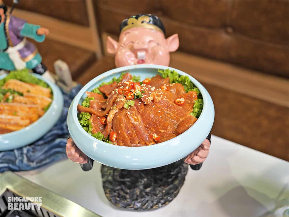 Hot Pot & BBQ buffet meat doll