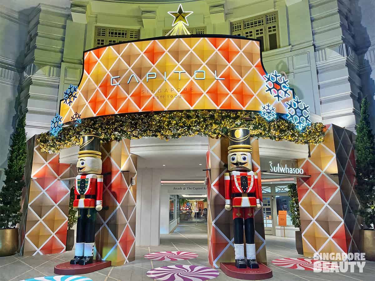 Dome Dining Experience At Capitol &amp; Chijmes Singapore With Christmas