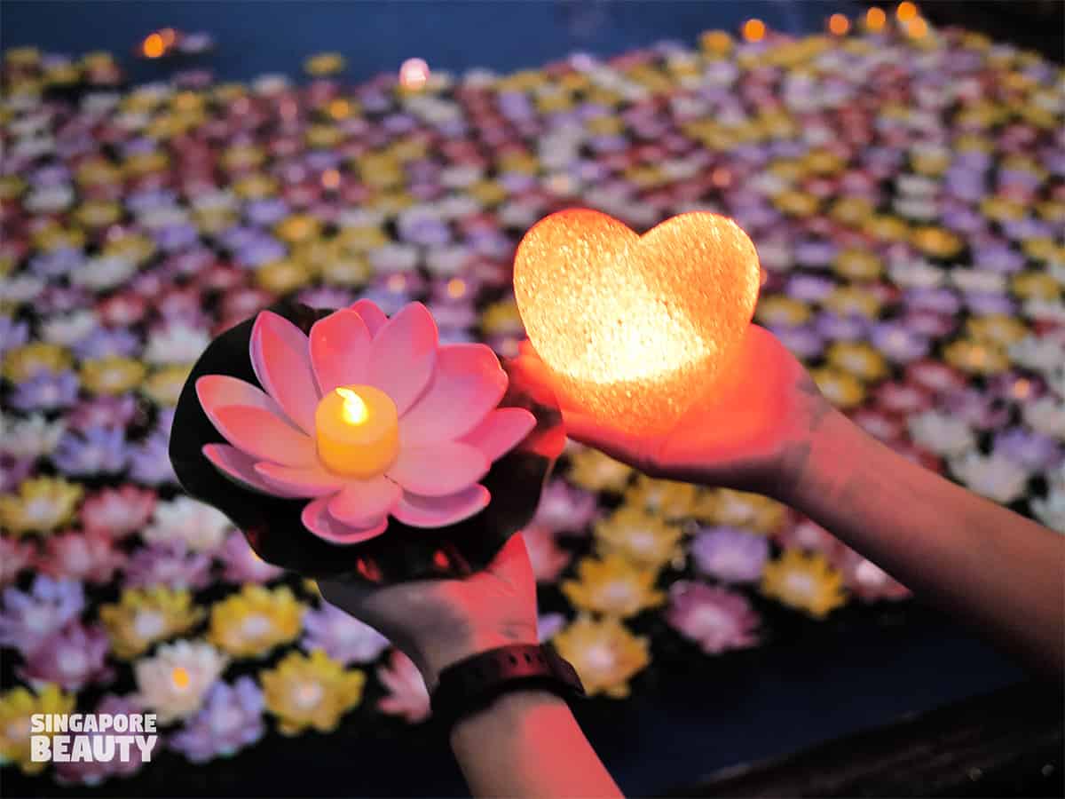 festival of lights 2020 release water lantern charity