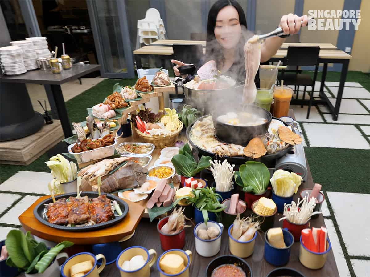 Shine BBQ, Teochew Fish Head Steamboat and Beer Buffet From $39.90 