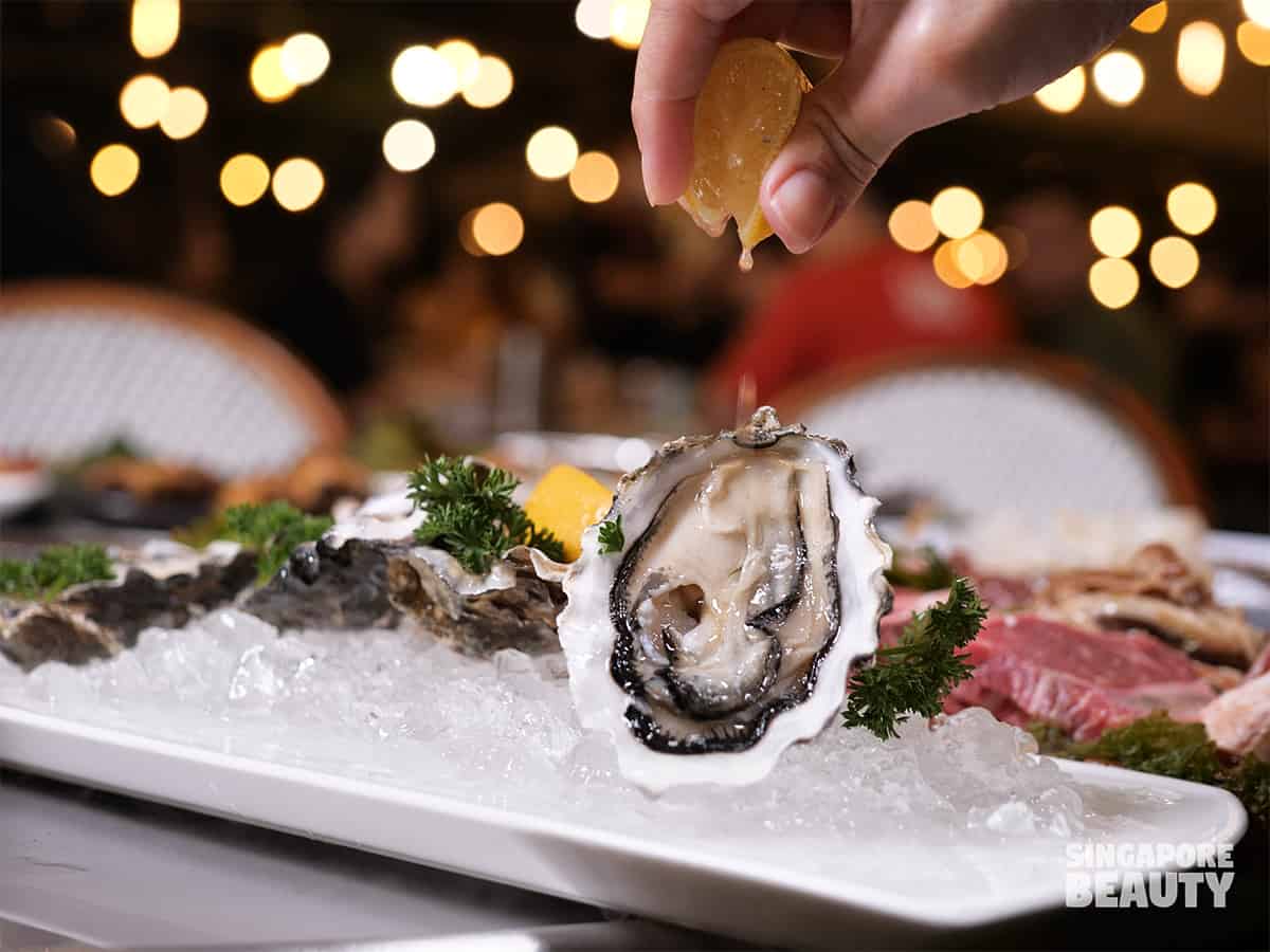 live oyster buffet