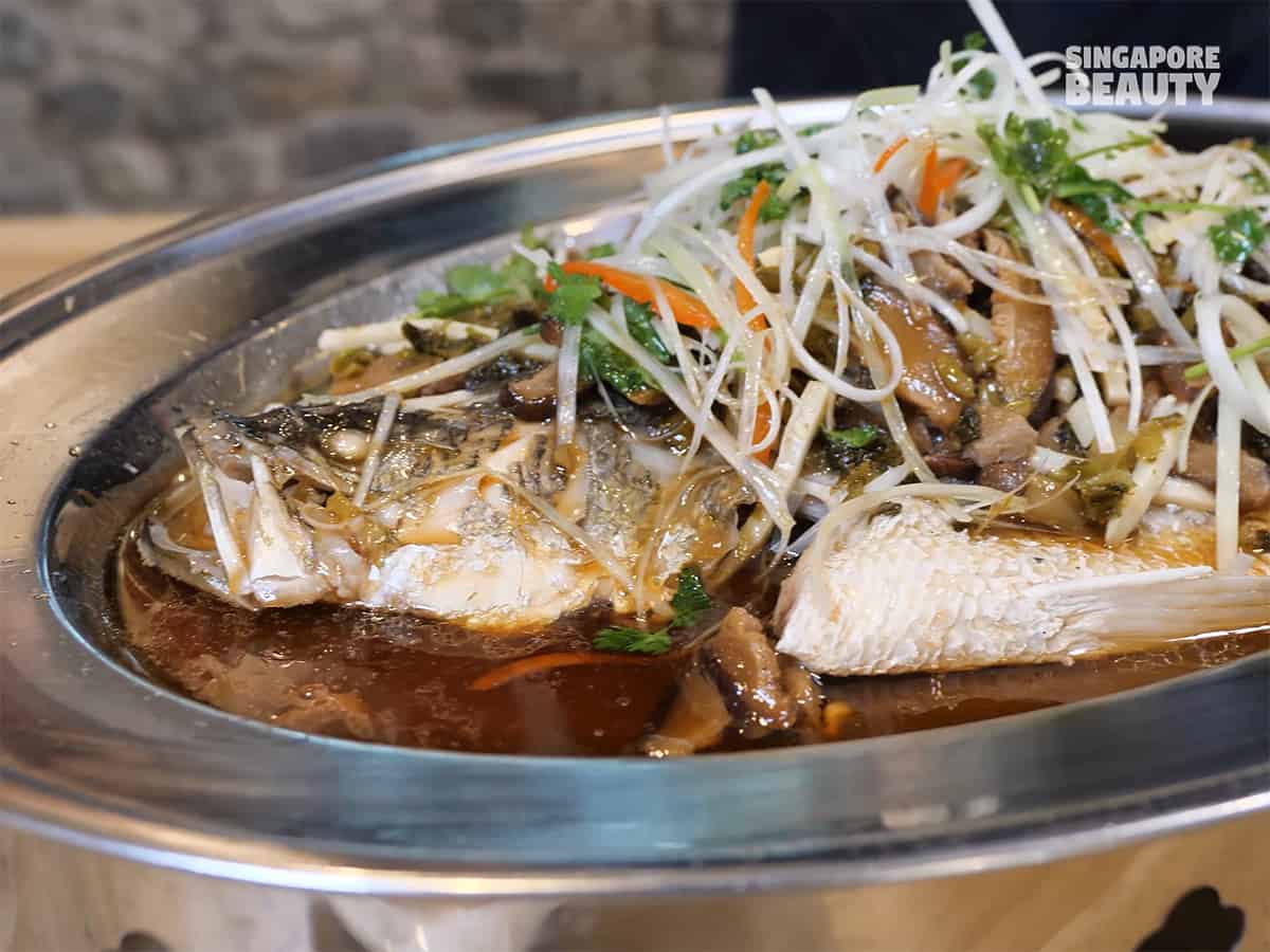 chopstick kitchen Shanghainese steamed fish