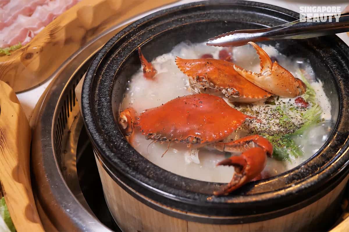 crab hot stone hotpot buffet