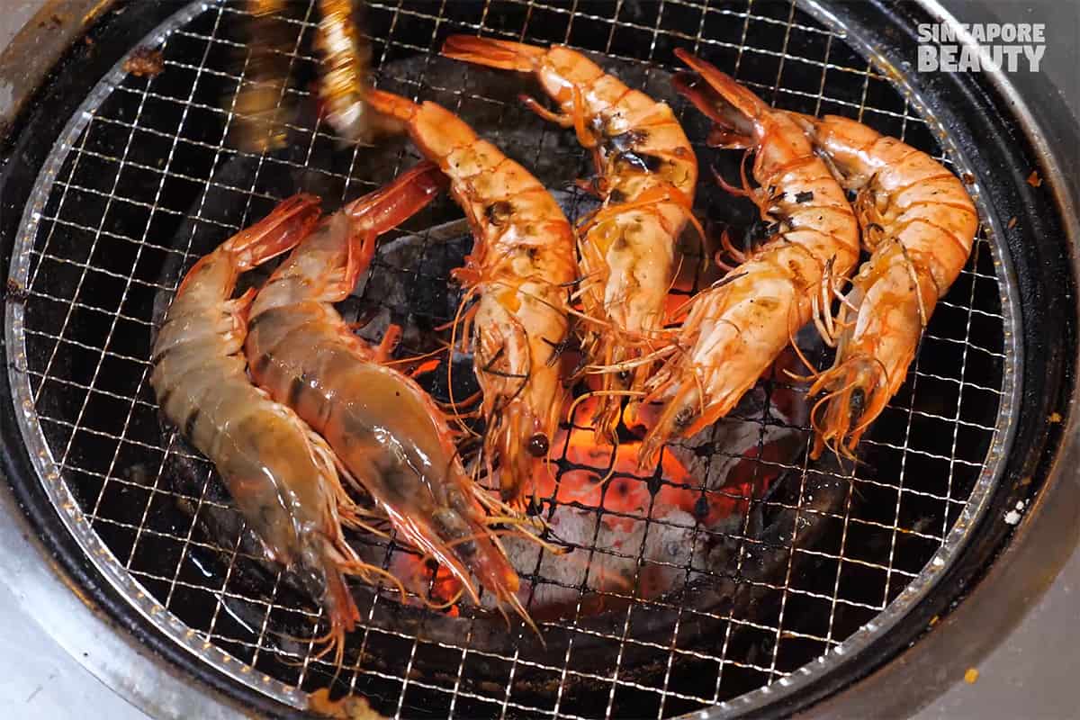 shioyaki prawns