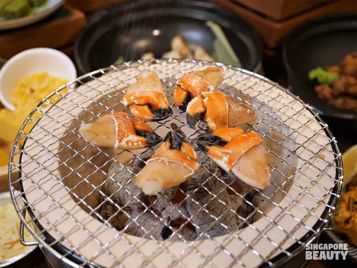 kujaku yaki stone crab claw