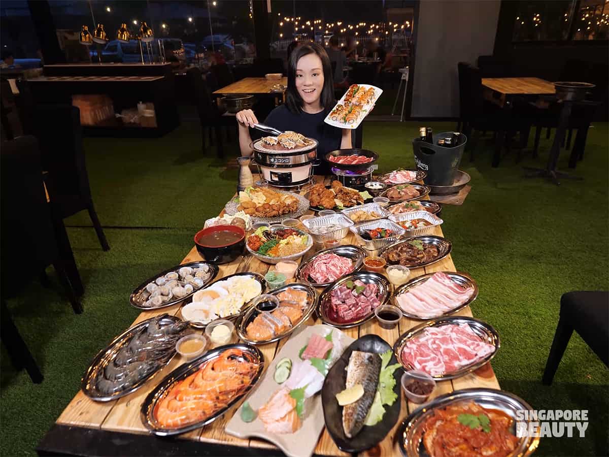 Kujaku Yaki Japanese Buffet With Teppanyaki & Sashimi - SingaporeBeauty