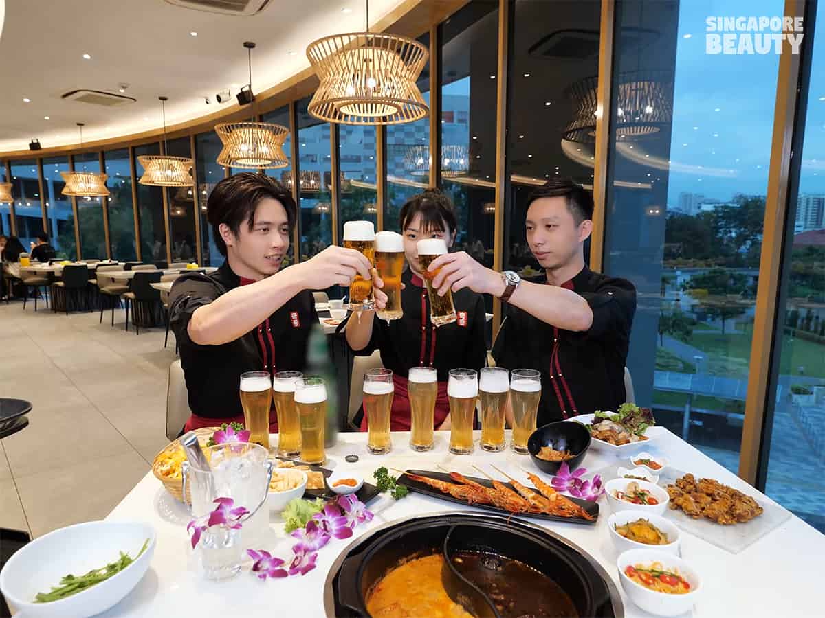 Qi xiang hotpot beer buffet menu