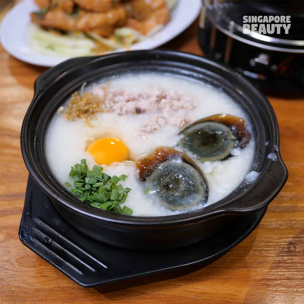 century egg porridge