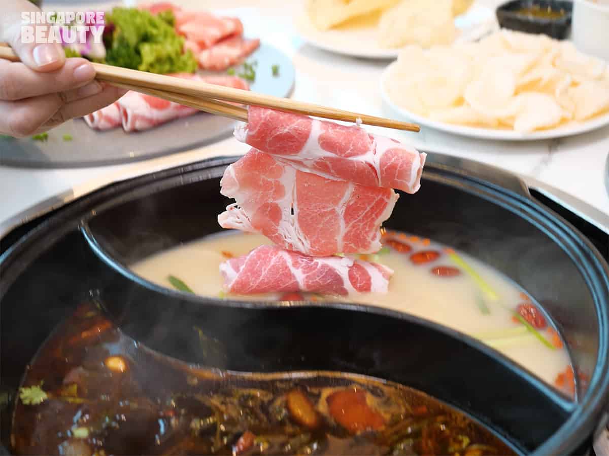 air flown japanese snow pork shabu