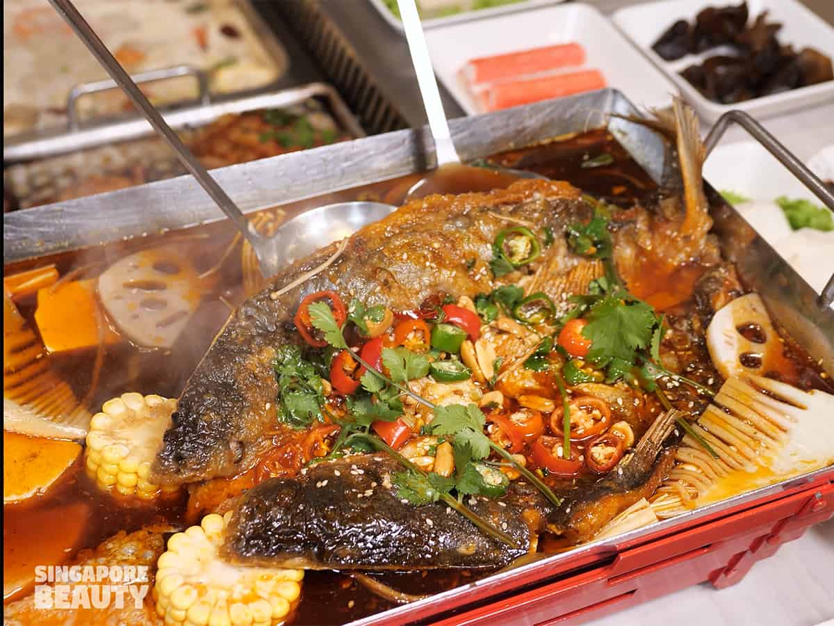 ding garden roast fish buffet chinatown