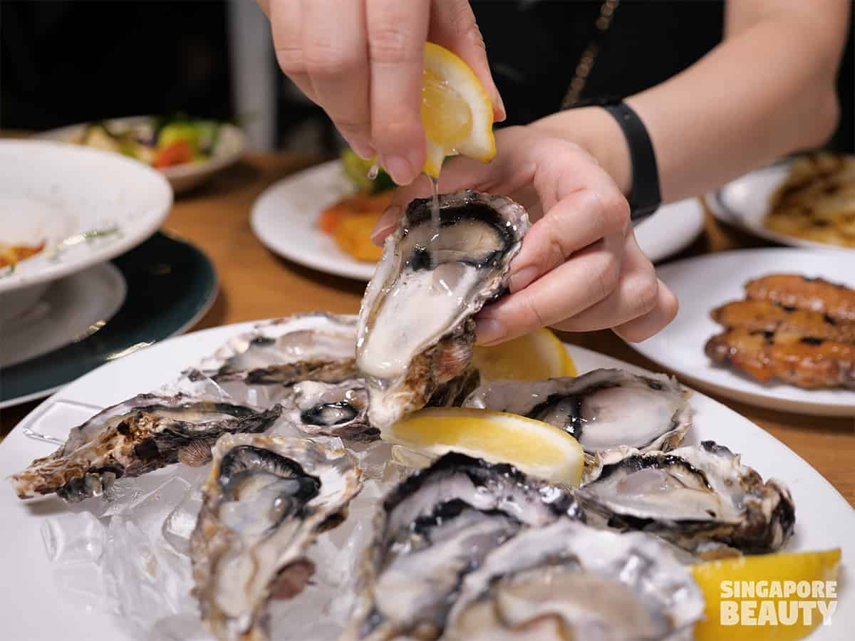 bbq under the stars oyster buffet