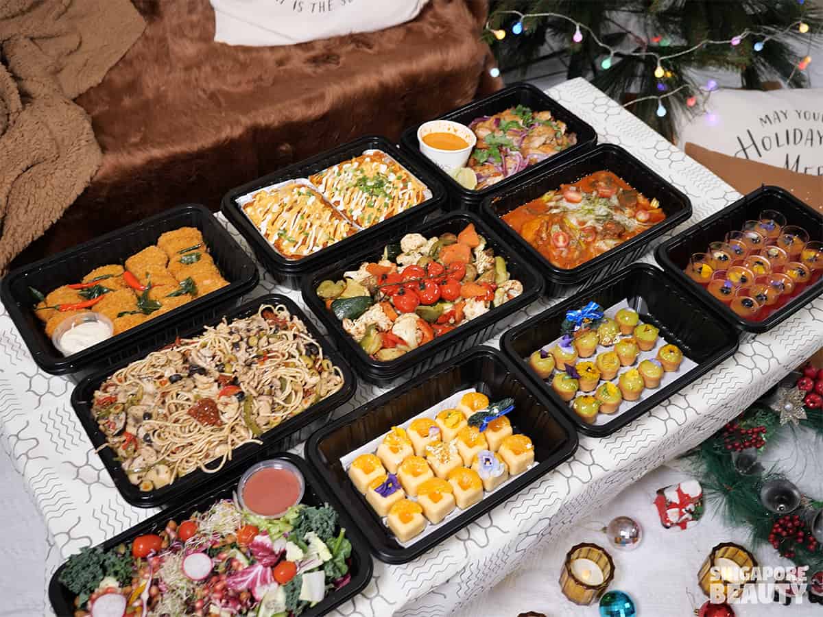 hows catering christmas mini buffet