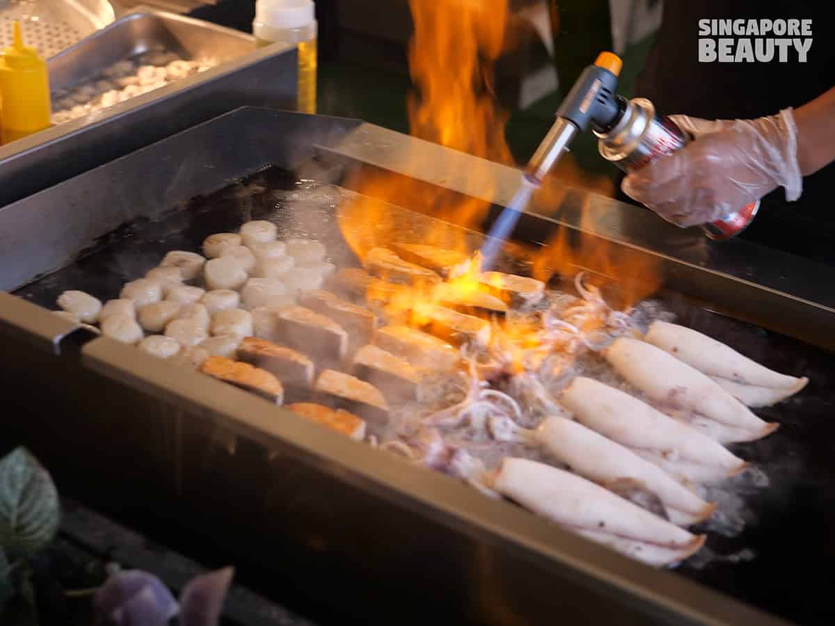 the three peacocks teppanyaki buffet